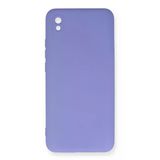 Newface Xiaomi Redmi 9A Nano İçi Kadife Silikon Lila Cep Telefonu Kılıfı