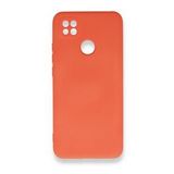 Newface Xiaomi Redmi 9C Nano İçi Kadife Silikon Turuncu Cep Telefonu Kılıfı