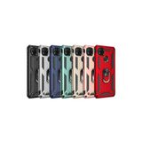 Newface Xiaomi Redmi 9C Sofya Yüzüklü Silikon Kapak Gold Cep Telefonu Kılıfı