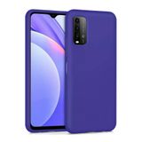 Newface Xiaomi Redmi 9T Nano İçi Kadife Silikon Mor Cep Telefonu Kılıfı