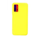 Newface Xiaomi Redmi 9T Nano İçi Kadife Silikon Sarı Cep Telefonu Kılıfı