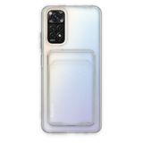 Newface Xiaomi Redmi Note 11 Kart Şeffaf Silikon Şeffaf Cep Telefonu Kılıfı