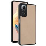 Newface Xiaomi Redmi Note 12 Pro 4G Kılıf Aras Deri Kapak - Pudra