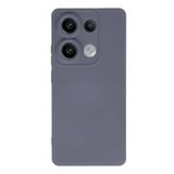 NewFace Xiaomi Redmi Note 13 Pro 4G ile Uyumlu Kılıf, Kamera Korumalı, Silikon, Gri
