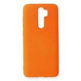 Newface Xiaomi Redmi Note 8 Pro Kılıf Nano Içi Kadife Silikon - Turuncu