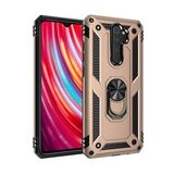 Newface Xiaomi Redmi Note 8 Pro Kılıf Sofya Yüzüklü Silikon Kapak - Gold
