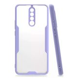Newface Xiaomi Redmi Note 8 Pro Platin Silikon Lila Cep Telefonu Kılıfı