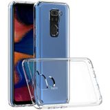 Newface Xiaomi Redmi Note 9 Lüx Şeffaf Silikon Şeffaf Cep Telefonu Kılıfı