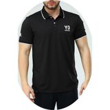 Newforss Adidas EF-3992 Erkek Polyester Mesh Polo Yaka T-Shirt - Siyah