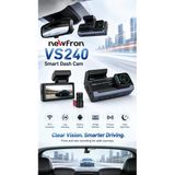 Newfron Nf-Vs240 2 Kameralı 4K Ekranlı Wifi Araç Dvr Kamera 128Gb Destekli G Sensör Telefondan Izleme 4K Uhd