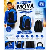 Newfull Moya Okul Sırt Çantası (Yeni Sezon)-Ekonomik - Siyah - Mavi