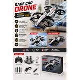 Newiba Teknoloji Race Car Drone 2'si 1 Arada Karada Giden Ve Uçan Uzaktan Kumandalı Işıklı Yarış Arabası Drone Oyuncak