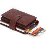 Newish Erkek Akordiyon Mekanizmalı Kartlık ve Cüzdan NEW318 - Bordo