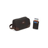 Newish Erkek Kanvas Kumaş Portföy Clutch Traş Kozmetik Günlük El Çantası ve Mekanizmalı Cüzdan