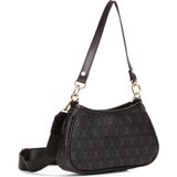 Newish Kadın Farme Monogram Baget El ve Omuz Çantası new111 - Siyah - 000-Siyah