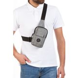 NEWISH POLO ACCESSORIES Newish Yuppy Club Keten Telefon Bölmeli Bel Ve Çapraz Omuz Çanta Göğüs Seyahet Günlük Bodybag