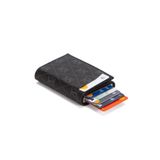 NEWISH POLO ACCESSORIES Siyah Desenli Mekanizmalı Otomatik Kızaklı Kartlık Cüzdan Rfıd Korumalı Alemünyum Mekanizma(7CMX10CM