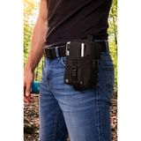 NEWISH POLO ACCESSORIES Siyah Erkek Telefon Bölmeli Taktik Bel Kemer Çanta Seyahet Günlük Çalışma ve Gezi
