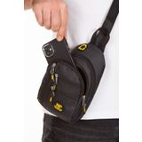 NEWISH POLO ACCESSORIES Su Geçirmez Keten Kumaş Kulaklı Ve Usb Çıkışlı Mini Boy Bel Çantası Göğüs Çanta Bodybag