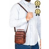 Newish Polo Alva Club Hakiki Deri Erkek El Çantası (KÜÇÜK)