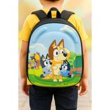 Newish Polo Anaokul Kreş Sırt Çantası Bluey - Erkek - Açık Mavi