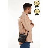 Newish Polo Cerff Leather Clup Erkek Deri Kasalı Çanta (küçük)