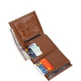 Newish Polo Erkek Bozuk Para Hazneli Kartlık ve Cüzdan - NEWPOLO033 - Taba