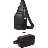Newish Polo Erkek Çapraz Omuz Çantası ve Portföy Clutch Traş Bakım Günlük El Çantası NEWPOLO130 - Siyah - Siyah - Altın