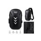 Newish Polo Erkek Çapraz Omuz Ve Sırt Çantası Şifreli Kilitli Su Geçirmez Sling Bag