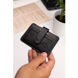Newish Polo Erkek Hakiki Deri Cüzdan ve Kartlık - Siyah newpolo083