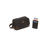 Newish Polo Erkek Kanvas Kumaş Portföy Clutch Günlük El Çantası Ve Mekanizmalı Cüzdan - Kahverengi