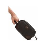 Newish Polo Erkek Kanvas Kumaş Portföy Clutch Traş Kozmetik Bakım Ve Günlük El Çantası New347 - Siyah