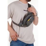 Newish Polo Erkek Kumaş Usb Kulaklık Çıkışlı Crossbody Çapraz Göğüs Omuz Ve Bel Çantası New201 - Gri