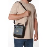 Newish Polo Erkek Quatro Kumaş El ve Omuz Çantası - Gri
