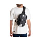 Newish Polo Erkek Şifreli Kilitli Su Geçirmez Sling Bag 404 Çapraz Omuz Ve Sırt Çantası - New404 Gri
