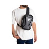 Newish Polo Erkek Şifreli Kilitli Su Geçirmez Sling Bag 404 Çapraz Omuz Ve Sırt Çantası - New404 Siyah - Beyaz