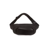 Newish Polo Erkek Siyah Deri Crossbody Çapraz Göğüs Omuz ve Bel Çantası