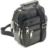 Newish Polo Erkek Siyah Hakiki Deri Çelik Kasalı Omuz Ve El Çantası (15X19CM) newpolo274 - --Siyah - -Boy: 19 cm -En: 15 cm -Genişlik: 10 cm