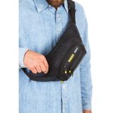 Newish Polo Erkek Usb Kulaklık Çıkışlı Crossbody Çapraz Göğüs Omuz Ve Bel Çantası New328 Siyah - Sarı