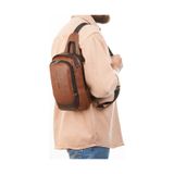 Newish Polo Erkek Uzi Çapraz Göğüs Ve Omuz Çantası New306 Taba