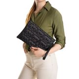 Newish Polo Kadın Simli Yıldız Desenli Bilek Askılı Portföy/Clutch El Çantası