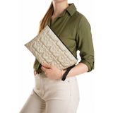 Newish Polo Kadın Simli Yıldız Desenli Bilek Askılı Portföy/Clutch El Çantası