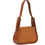 Newish Polo Kadın Taba Tiger Süet Baget Omuz Çantası newpolo270 - 88-Taba