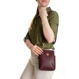 Newish Polo Kadın Vintage Tasarım Soft Suni DeriBurslu Çok Gözlü Çapraz Omuz Çantası (Günlük,Seyahat,Okul)