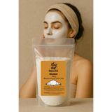 NewLeaf Beyaz Kil Maskesi, Kaolin Yüz Maskesi, Hassas ve Kuru Ciltler için Arındırıcı, 500g, Sebum Dengeleyici, Akne Önleyici