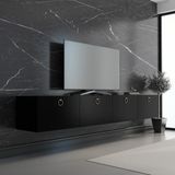 Newline Mobilya Hamper Tv Ünitesi Siyah 180 cm