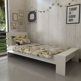 Newline Mobilya Karyola Tek Kişilik 90X190 Montessori Karyola U35-1 - Beyaz - 90 x 190 cm