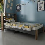 Newline Mobilya Karyola Tek Kişilik Karyola 90X190 Montessori Karyola U38-3 - Antrasit - 90 x 190 cm