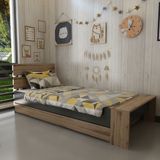 Newline Mobilya Yavrulu Karyola Tek Kişilik 90X190 Montessori Karyola U30-1 - Antrasit - 90 x 190 cm