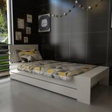 Newline Mobilya Yavrulu Karyola Tek Kişilik 90X190 Montessori Karyola U30-2 - Beyaz - 90 x 190 cm